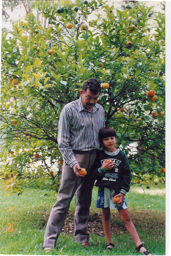 Adolfo G., Victor (hijo), en casa México D.F. 1996