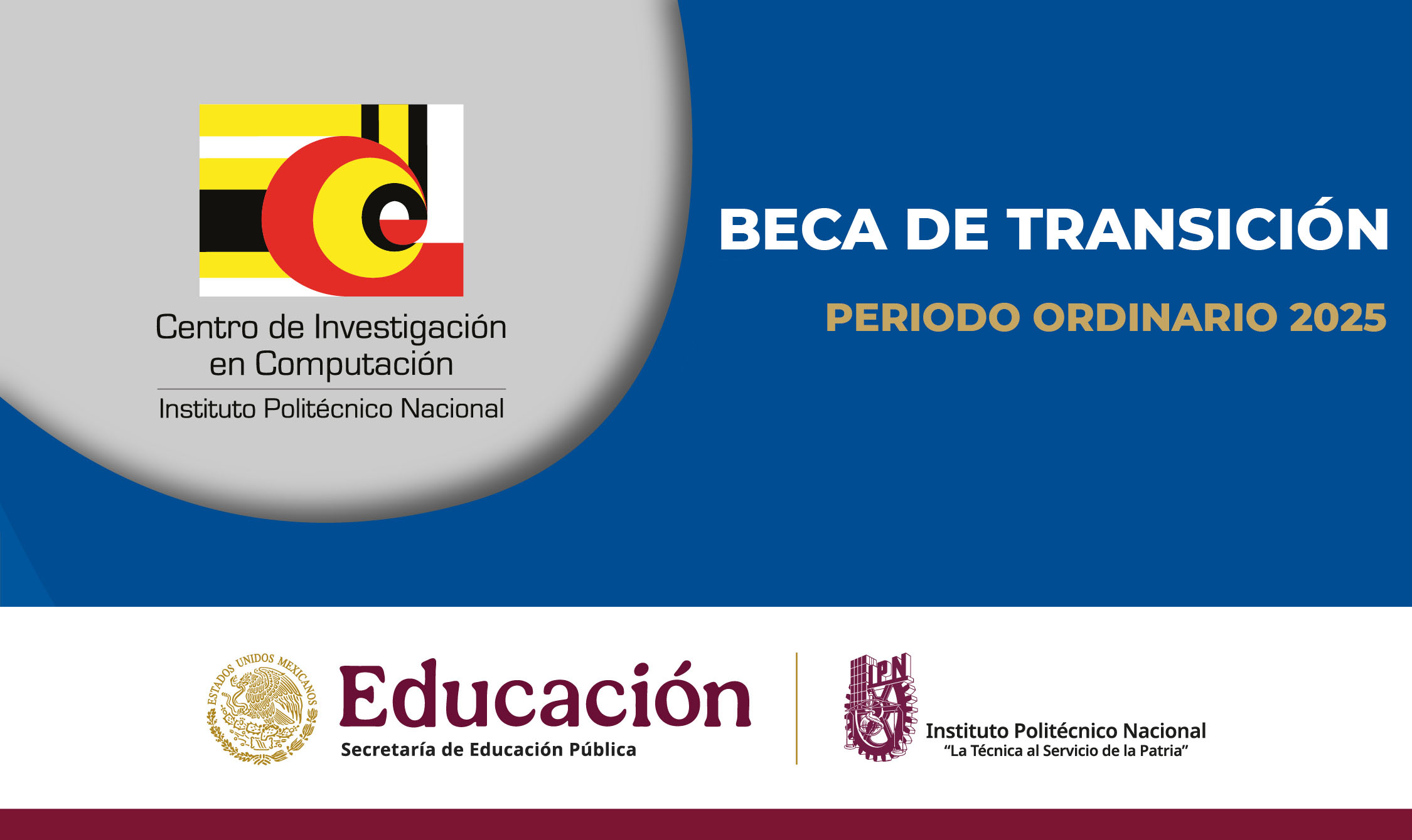 Convocatoria Beca de Transición