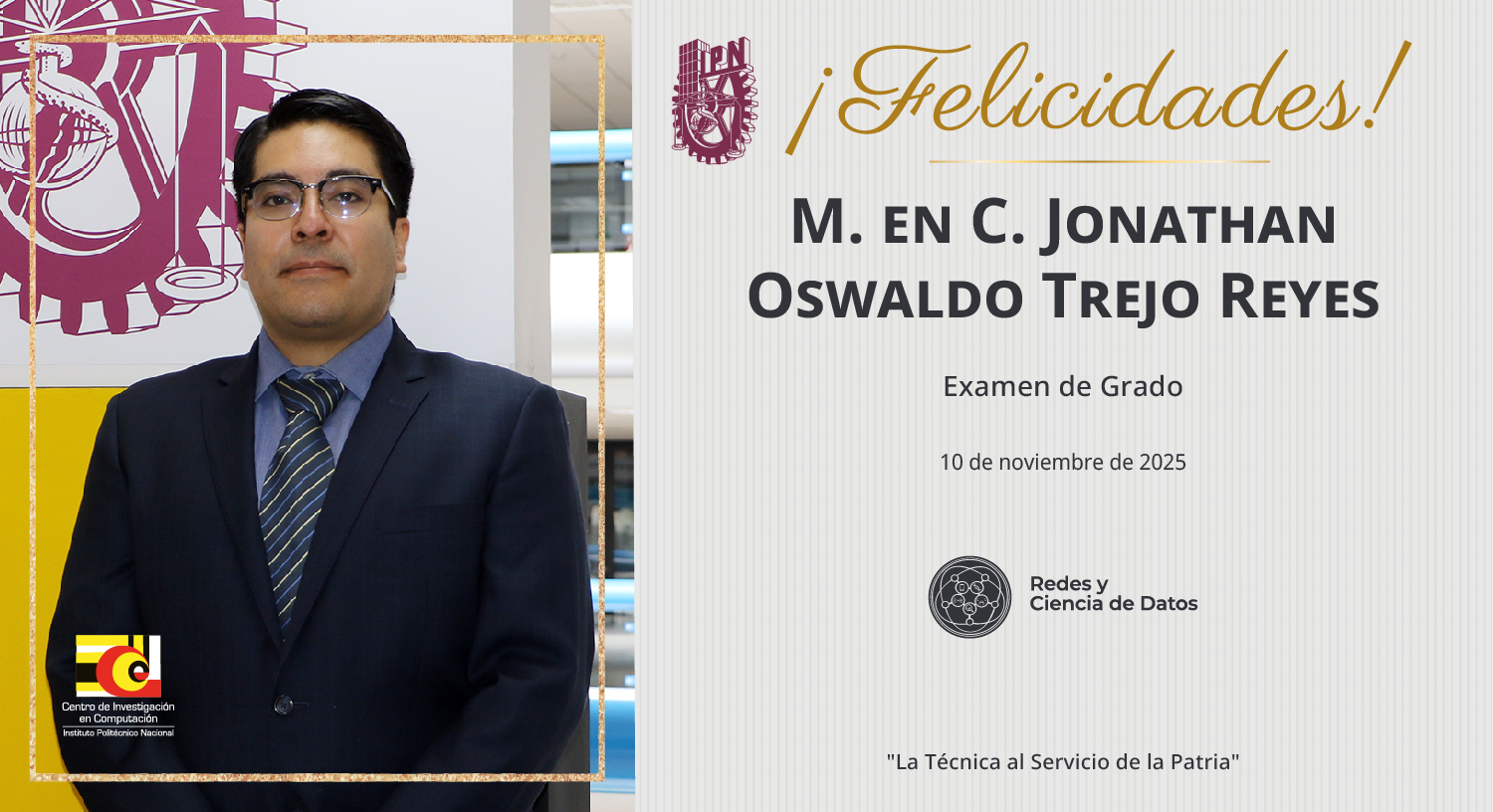 Felicitación Examen de grado-MCIC-Jonathan Oswaldo Trejo Reyes