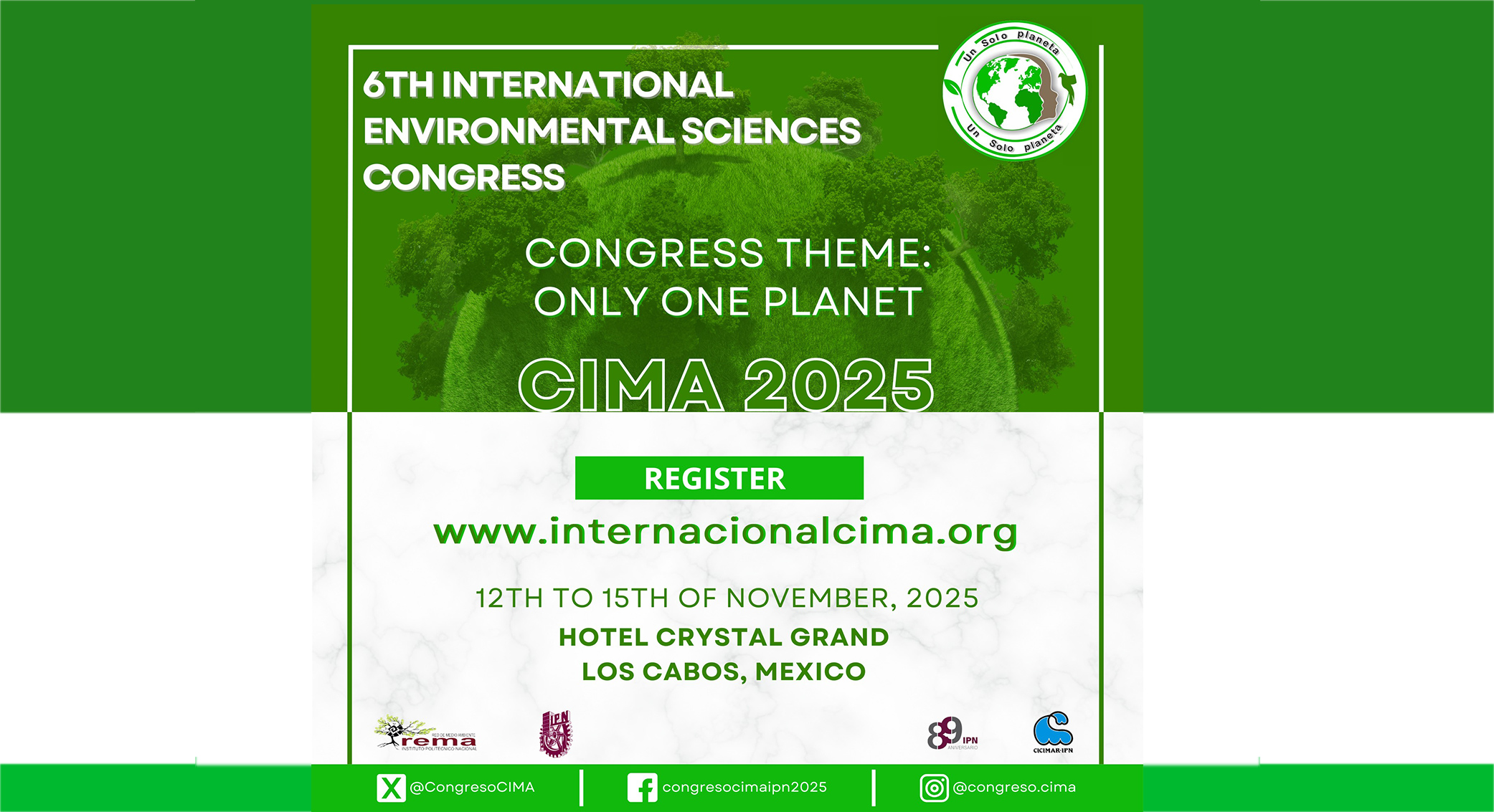 6to Congreso Internacional de Medio Ambiente